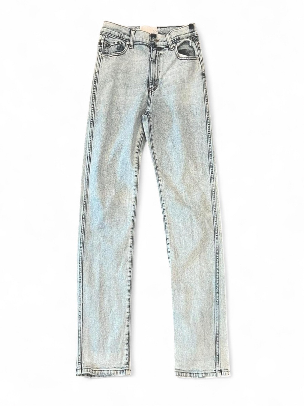 REVICE Pale Blue High-Rise Skinny Jeans